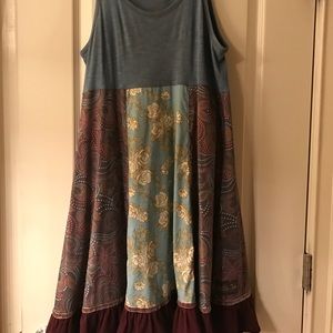 EUC Matilda Jane size large bluebird dress.